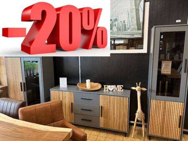 Angebot - Set Preis - 2 x Vitrine und Sideboard statt 1.097€ für 900€