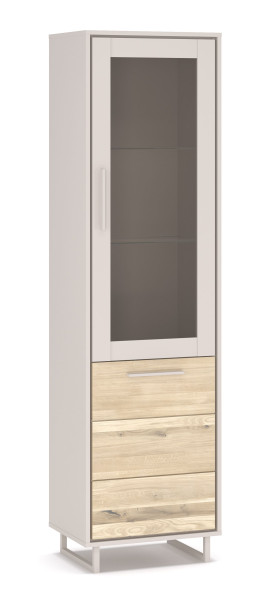 Serie Henry - Vitrine - Aus Eiche ud Melaminharz !