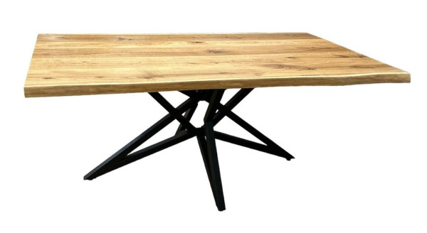 Eiche Massiv Tisch mit Baumkante - Ein Unikat!