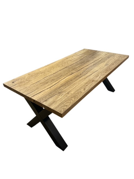 Alteiche Esstisch 200 cm mit einer Plattenstärke von 5 cm !